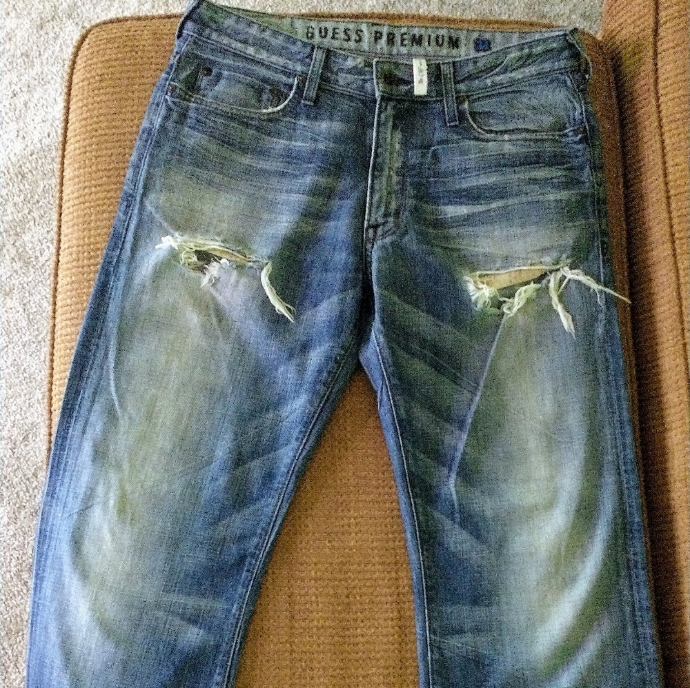 Guess (Premium) - 'The Cliff' Bootcut Jeans 34
